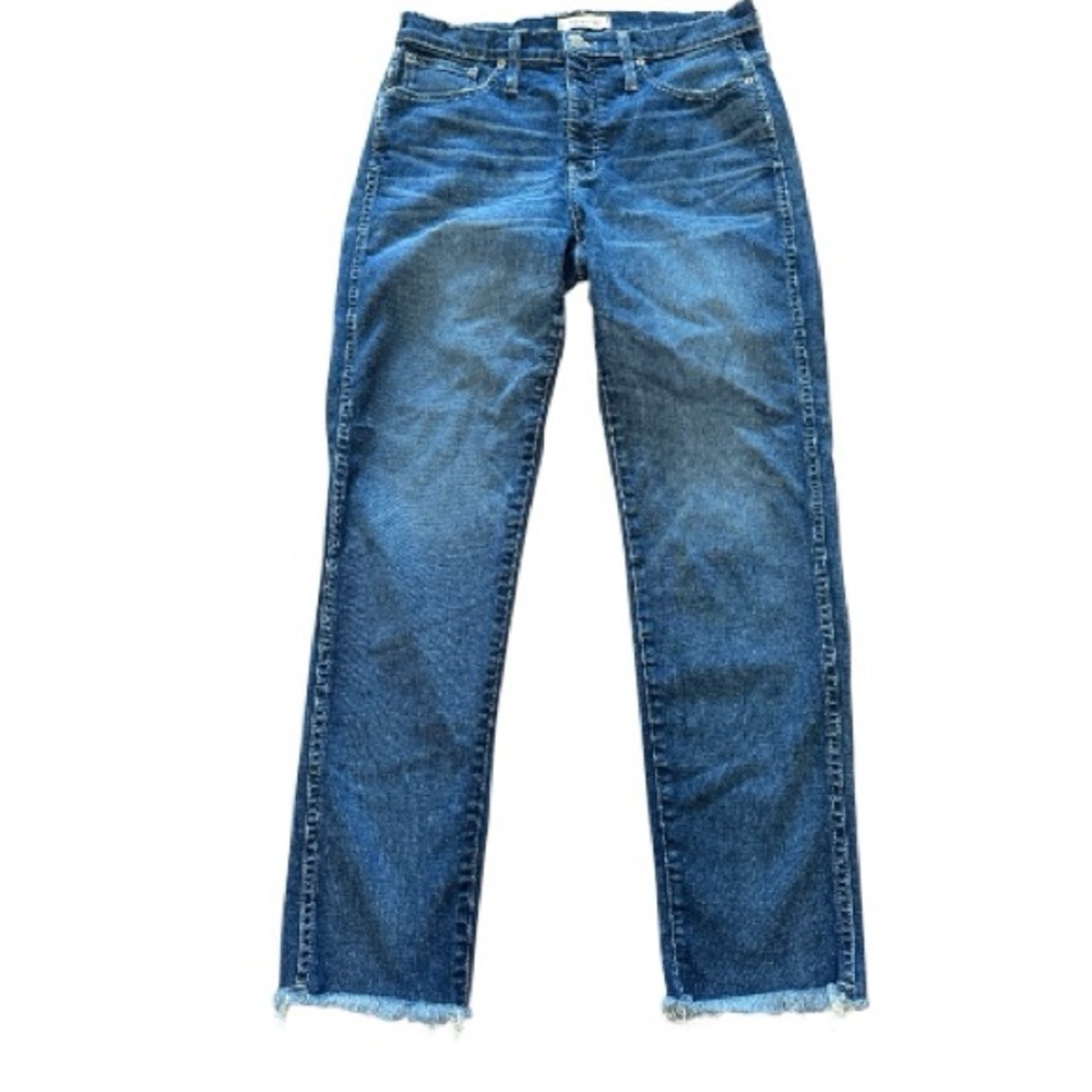 Madewell Women's Slim Straight Raw Hem Edition Jeans Size 30